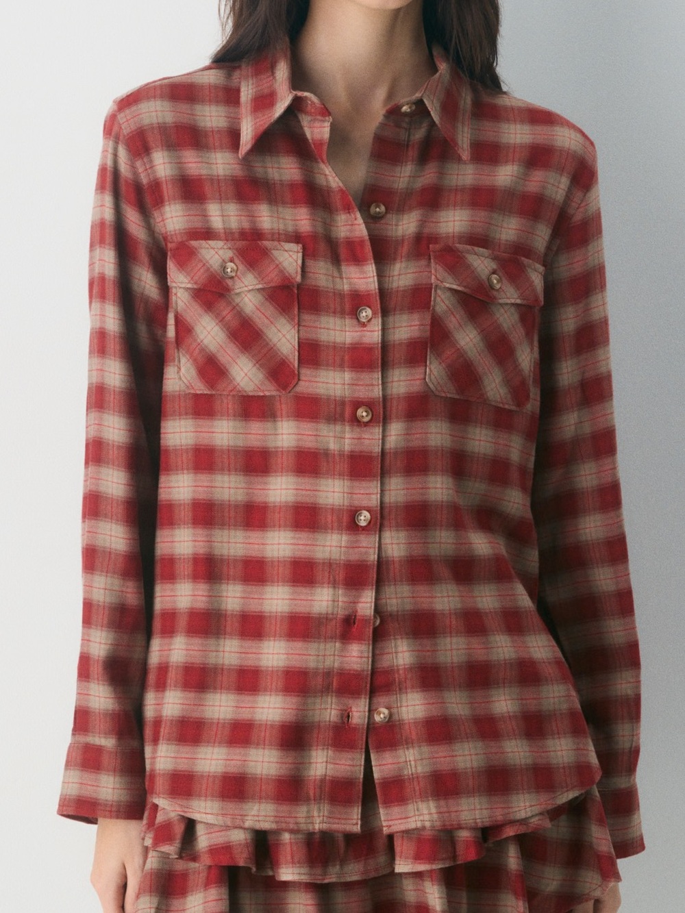 Aritzia Sunday Best Maple Shirt